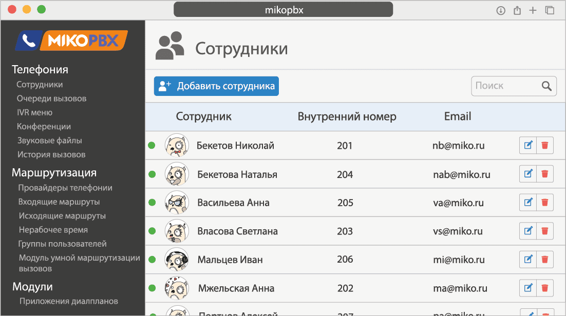 МИКО Интеграция 1С с телефонией и чатами WhatsApp и Telegram. Бесплатная АТС MikoPBX для интеграции с 1С